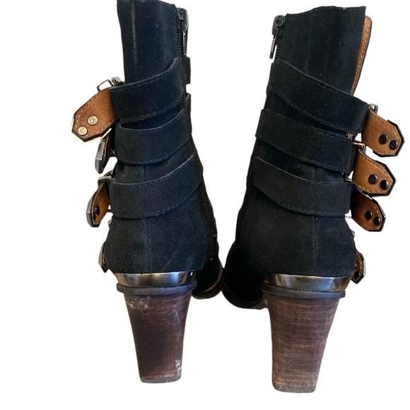 Authentic Free People High Heeled Boots Attached - Picture 5 of 7